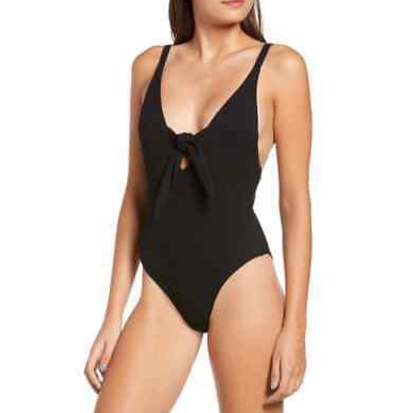 NWT, Tiger Mist Black Ribbed Hazel Bodysuit, Size Large - Picture 7 of 16